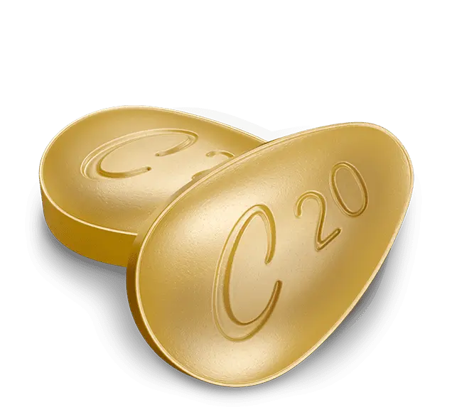 Cialis genérico 20 mg con Tadalafilo para la disfunción eréctil